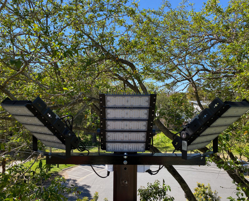 LED Lights for tennis centre at Ferny Hills by SMA Brisbane